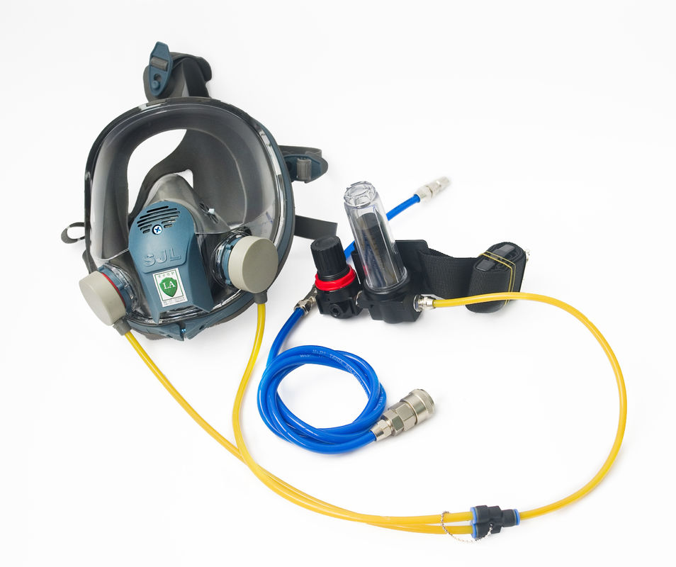 FB 8509 Safety Rubber Gas Mask , Full Face Respirator Mask Chemical Line Use